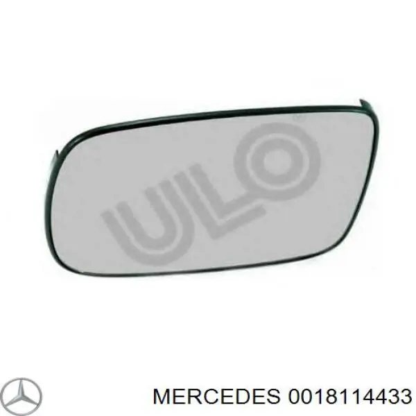 001 811 44 33 Mercedes cristal de espejo retrovisor exterior izquierdo