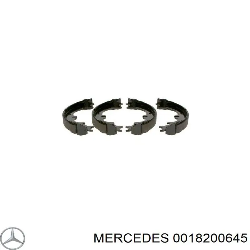 0018200645 Mercedes limpiaparabrisas de luna delantera conductor