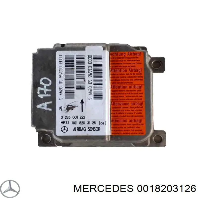 A0018203126 Mercedes procesador del modulo de control de airbag