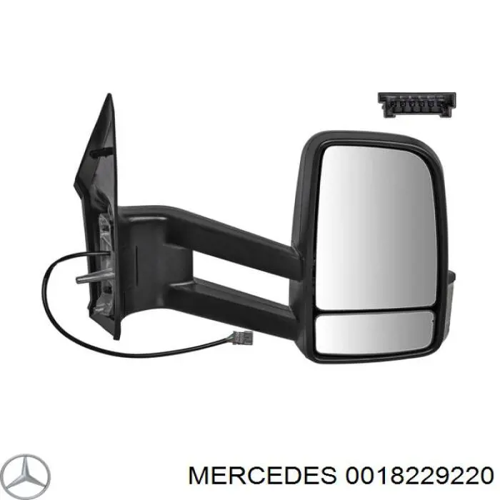 0018229220 Mercedes luz intermitente de retrovisor exterior derecho