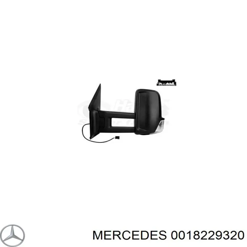 001 822 93 20 Mercedes luz intermitente de retrovisor exterior izquierdo