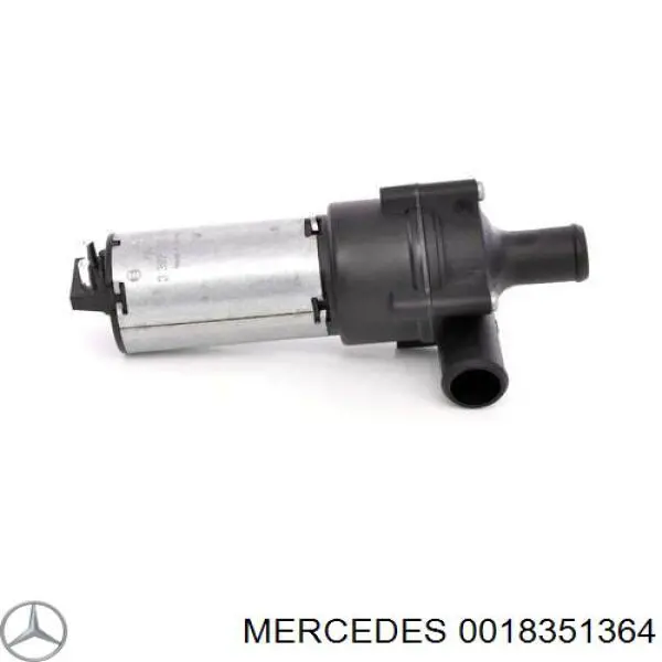 Bomba de agua eléctrica auxiliar 0018351364 Mercedes