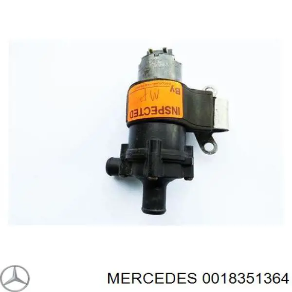 0018351364 Mercedes bomba de agua, adicional eléctrico