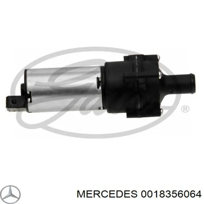 0018356064 Mercedes bomba de agua, adicional eléctrico