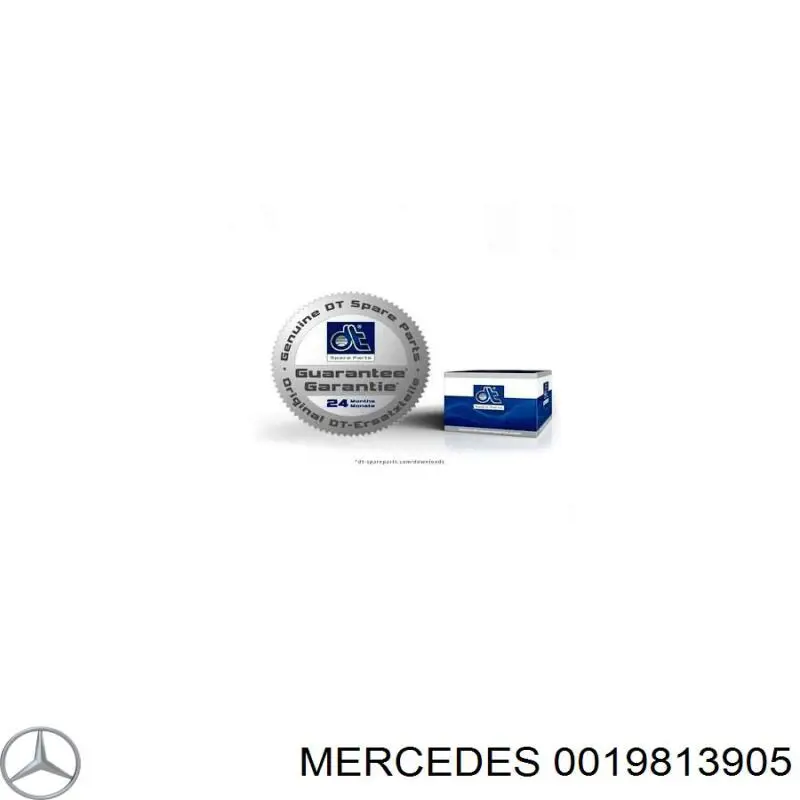 0019813905 Mercedes cojinete de rueda trasero exterior