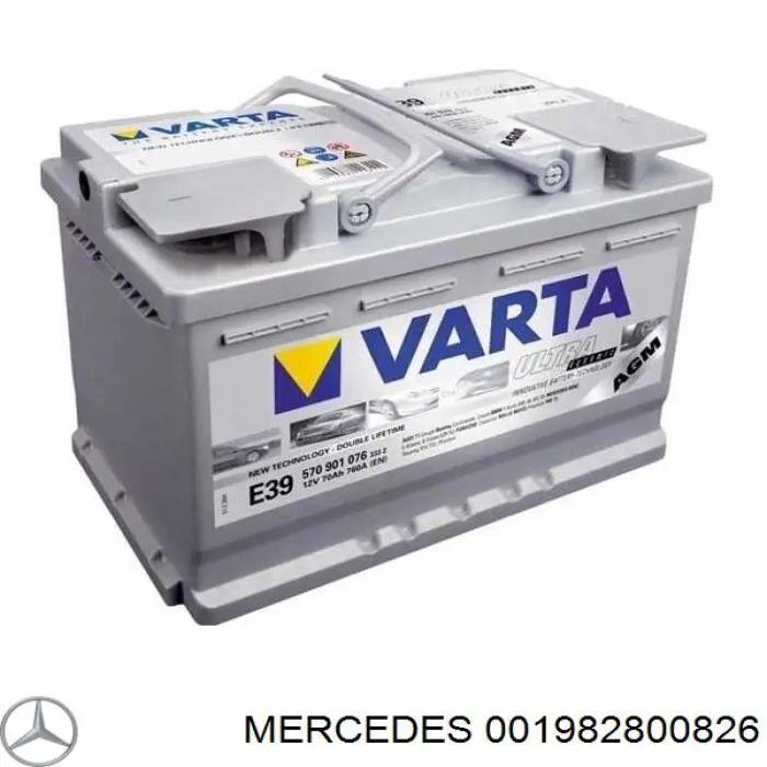 001982800826 Mercedes Batería Start-Stop