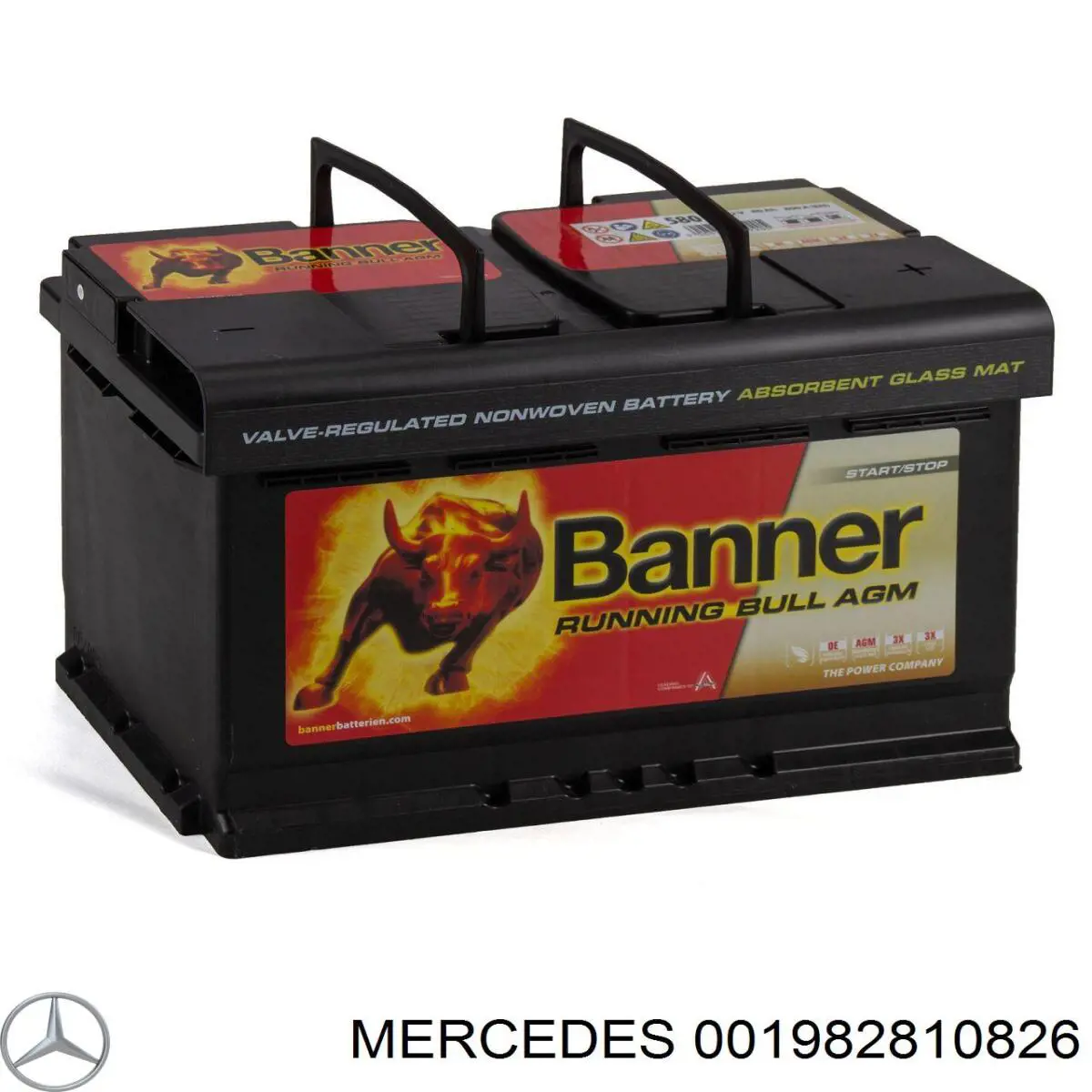 Batería de arranque Mercedes 001982810826 precio, desde 194,22 EUR