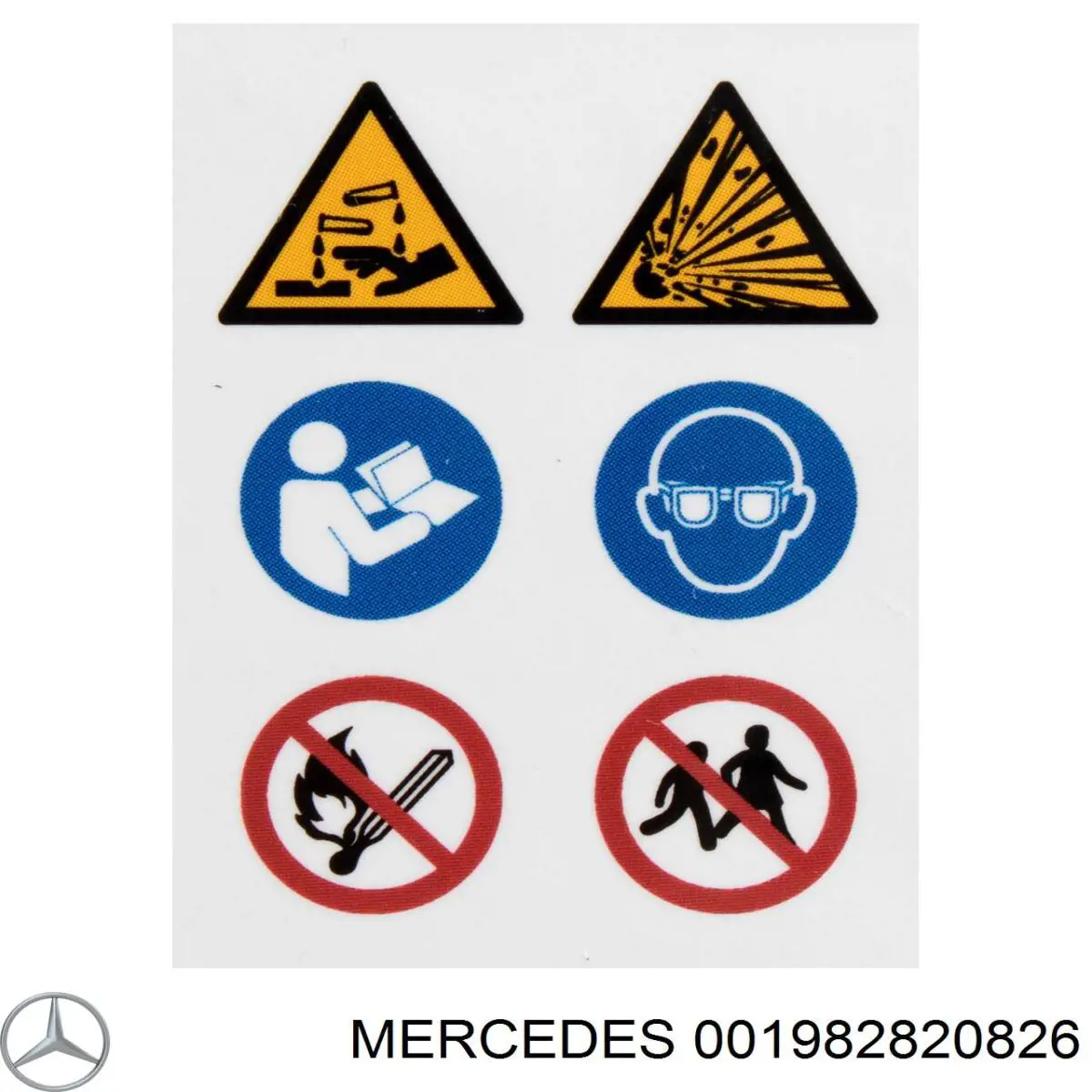 Batería de Arranque Mercedes (001982820826)