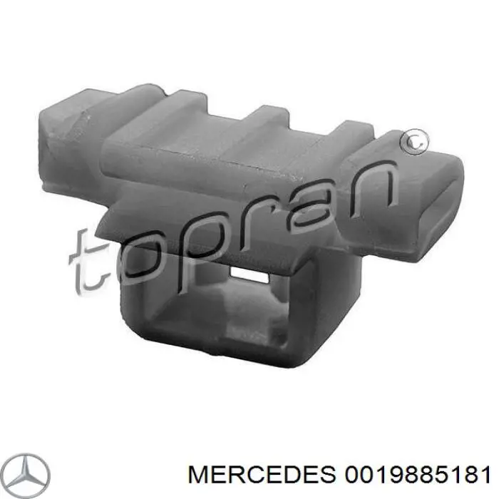 0019885181 Mercedes clips de fijación de pasaruedas de aleta delantera