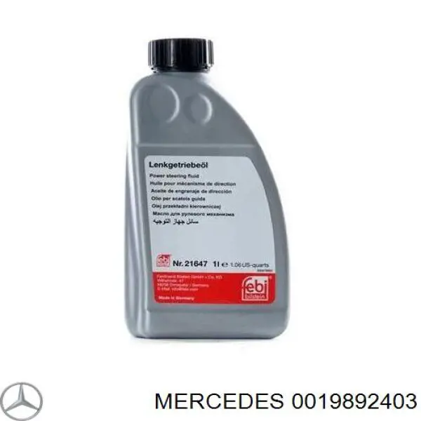 Líquido de dirección 0019892403 Mercedes