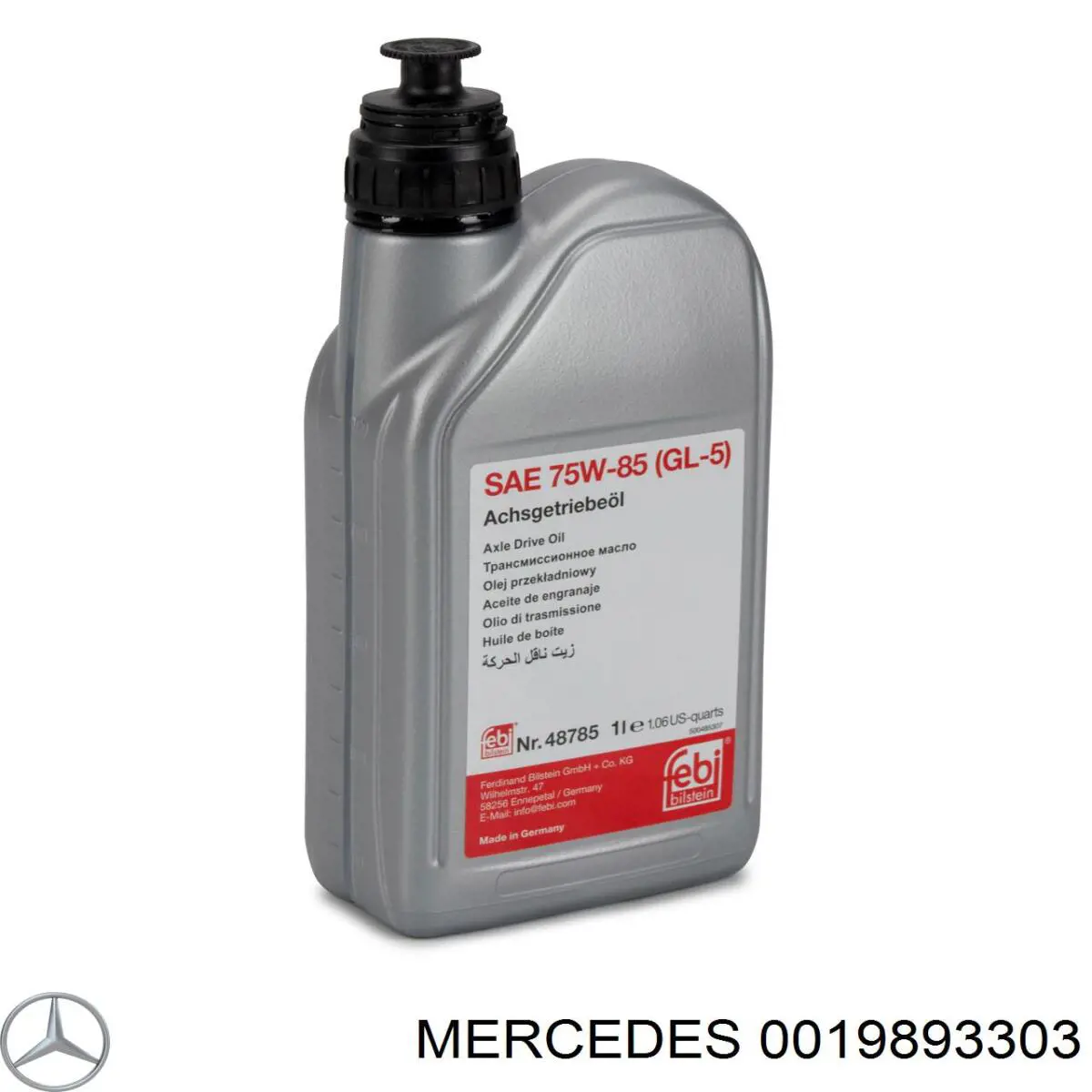 Mercedes Aceite transmisión (0019893303)