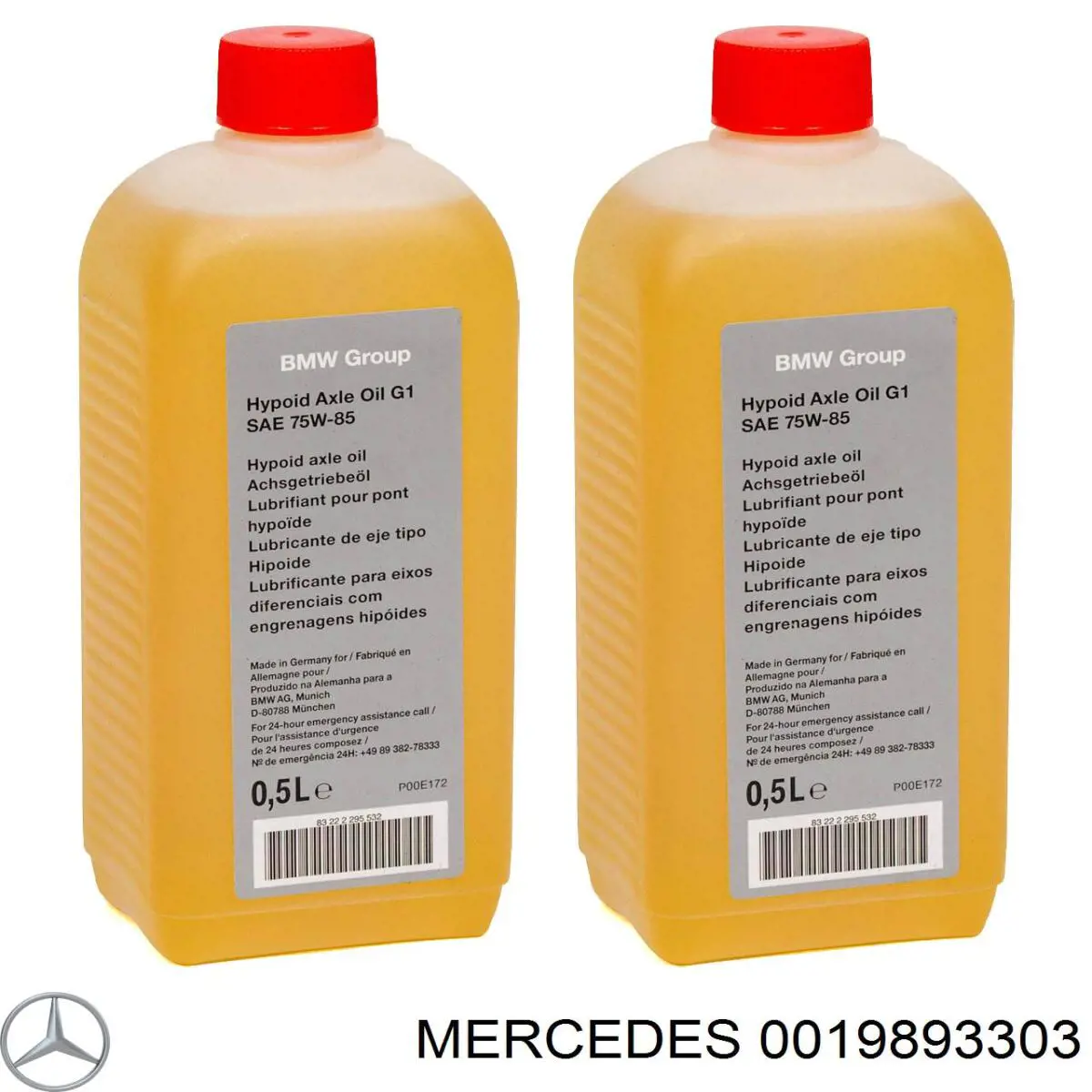 Aceite caja de cambios 0019893303 Mercedes