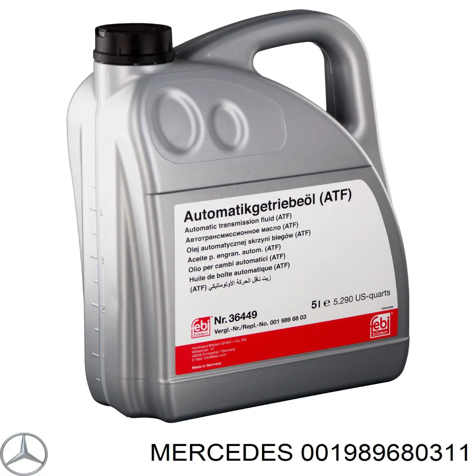 Aceite para transmisión automática  Mercedes 001989680311 precio, desde 65,28 EUR