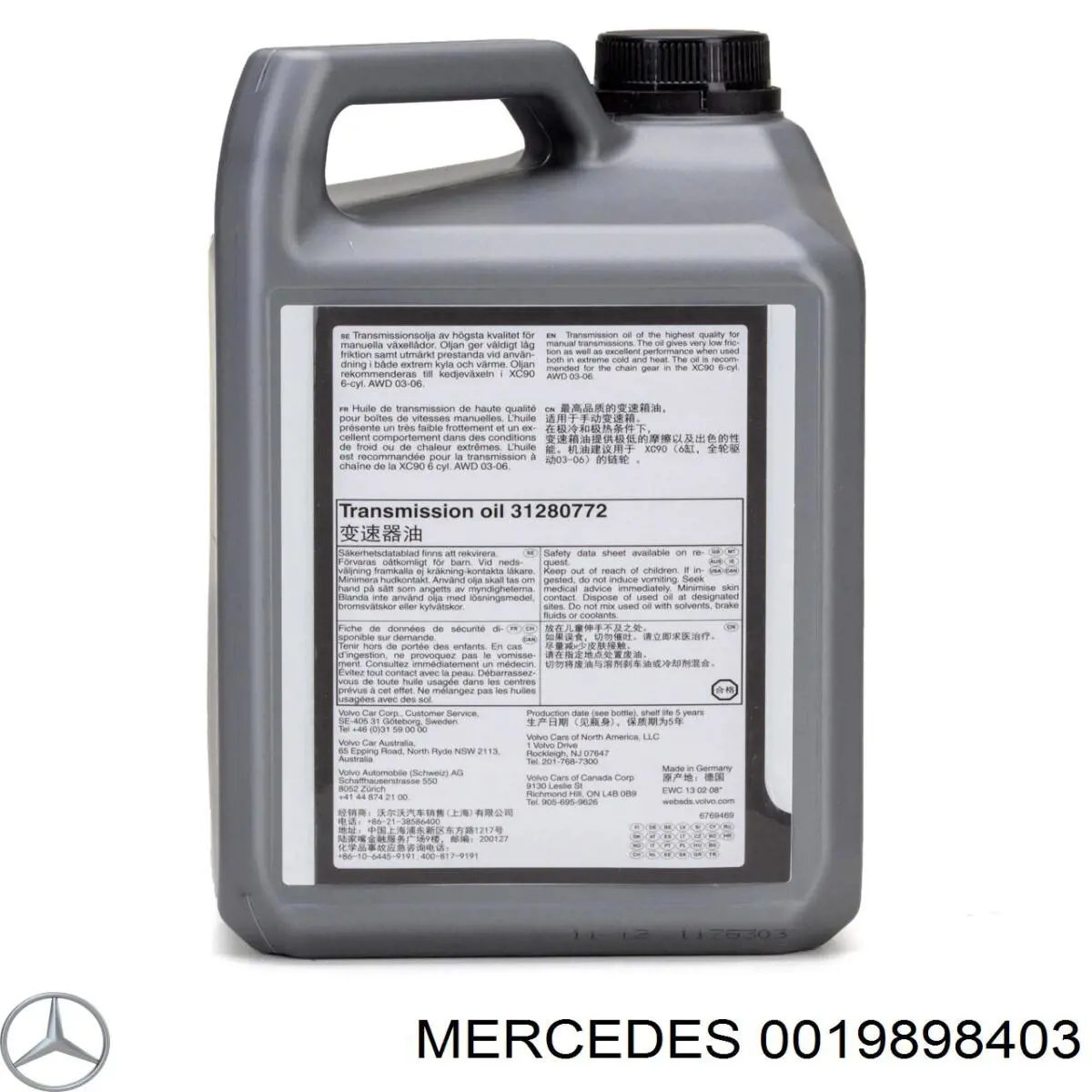 Aceite para transmisión automática  Mercedes 0019898403 precio, desde 17,09 EUR