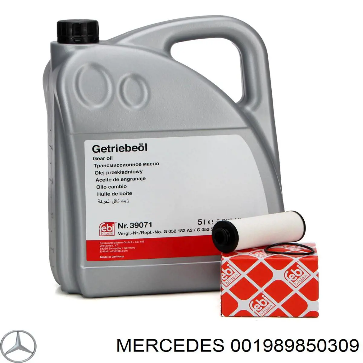 Mercedes Aceite transmisión (001989850309)