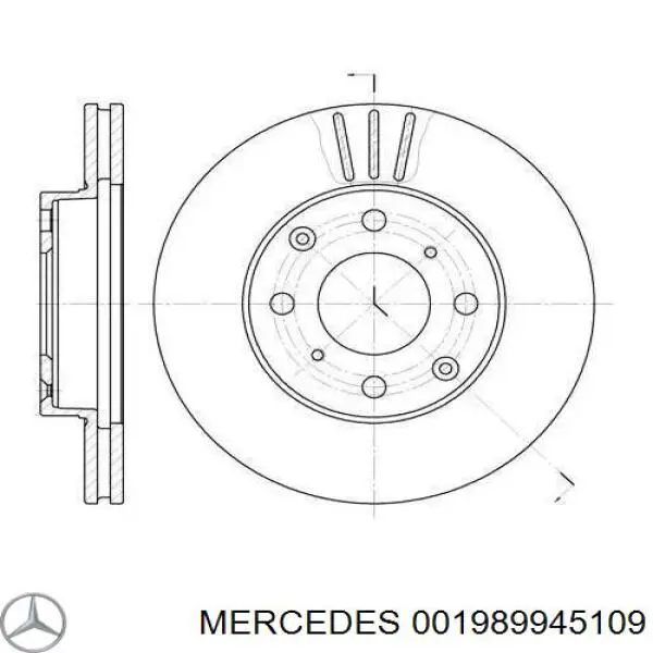 001989945109 Mercedes grasa para el sistema de frenos