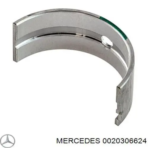 A0020306624 Mercedes juego de aros de pistón para 1 cilindro, std