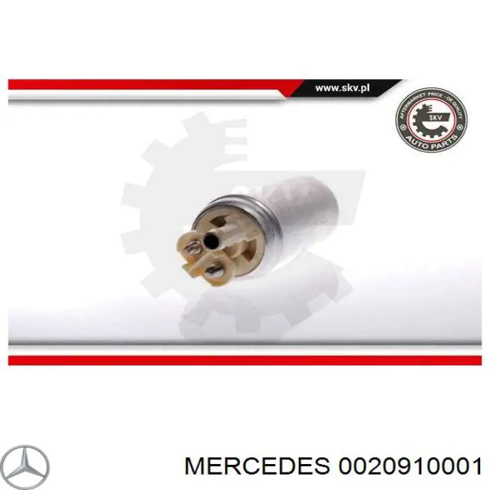 0020910001 Mercedes bomba de combustible eléctrica sumergible