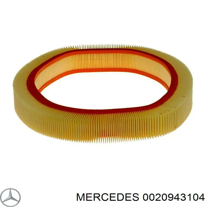 0020943104 Mercedes filtro de aire