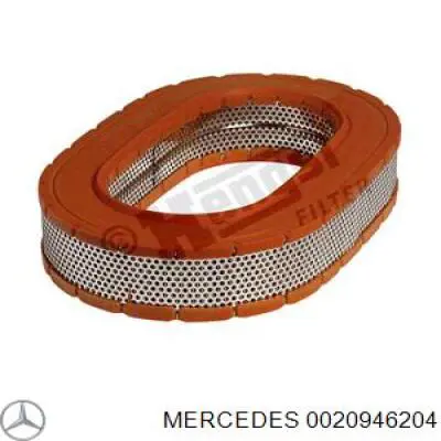 0020946204 Mercedes filtro de aire