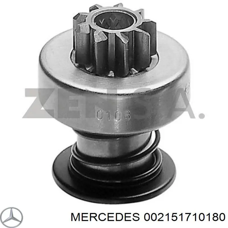 002151710180 Mercedes motor de arranque