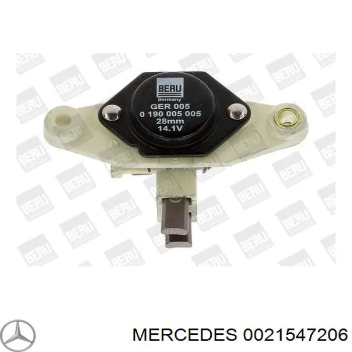 0021547206 Mercedes regulador del alternador