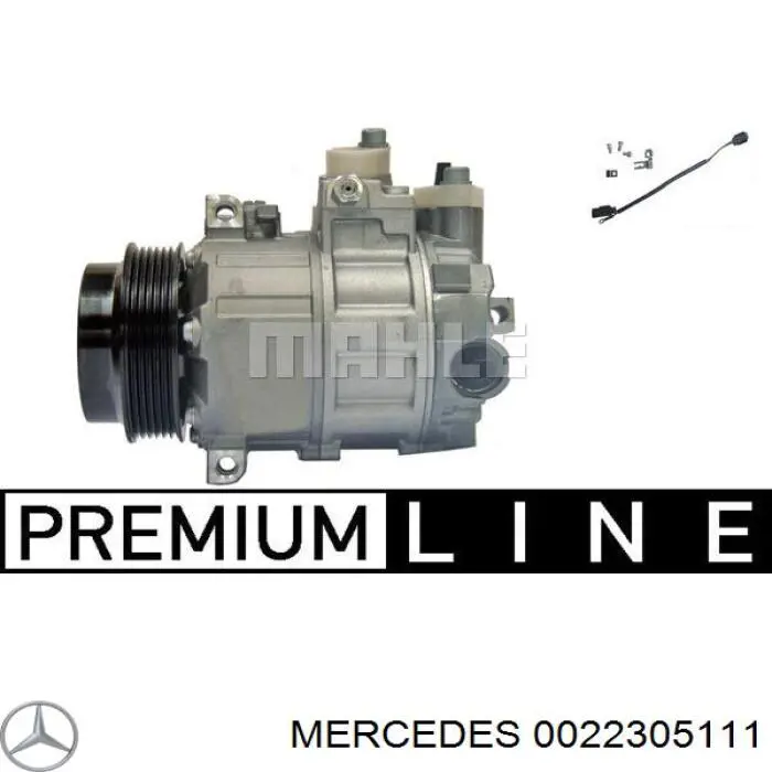 0022305111 Mercedes compresor de aire acondicionado