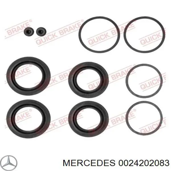 Pinza de freno delantera derecha Mercedes A0024202083 precio, desde 626,97 EUR