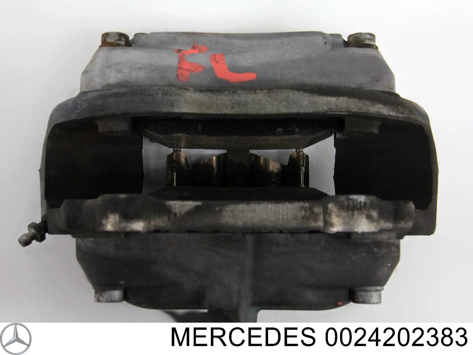 0024202383 Mercedes pinza de freno delantera izquierda