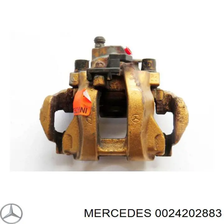 0024202883 Mercedes pinza de freno trasero derecho
