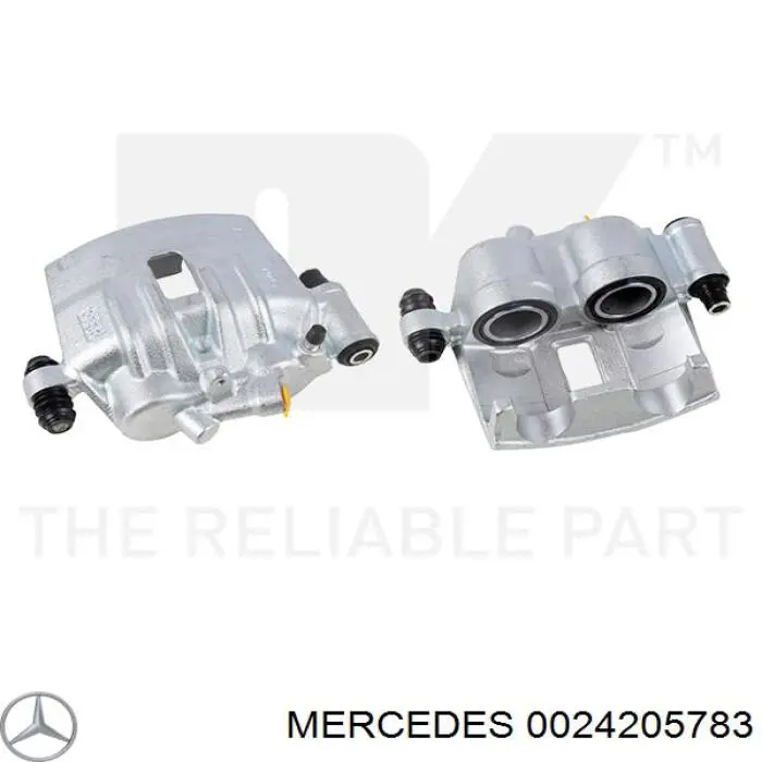 0024205783 Mercedes pinza de freno delantera izquierda