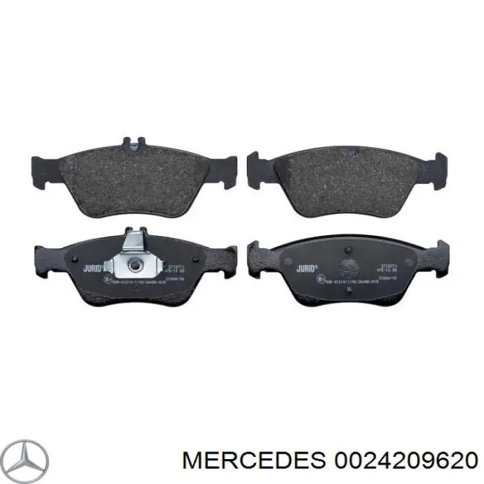 Pastillas de freno 0024209620 Mercedes