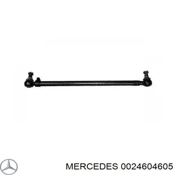 Barra longitudinal de dirección delantera 0024604605 Mercedes