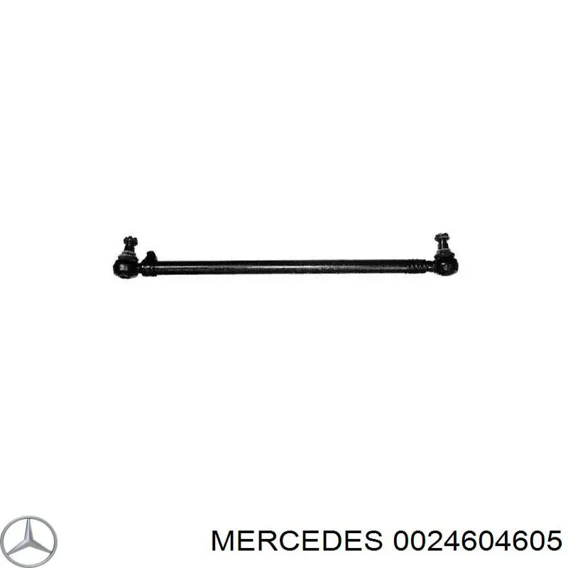 0024604605 Mercedes barra de dirección longitudinal, eje delantero