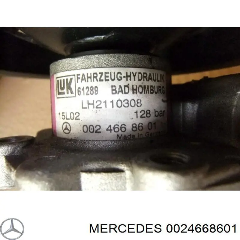 Bomba de dirección hidráulica Mercedes 0024668601