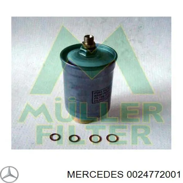 0024772001 Mercedes filtro de combustible