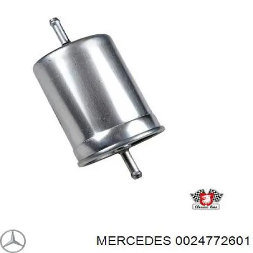 0024772601 Mercedes filtro de combustible