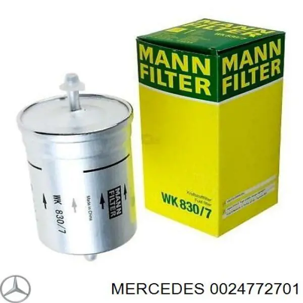 Filtro combustible Mercedes 0024772701 precio, desde 18,54 EUR