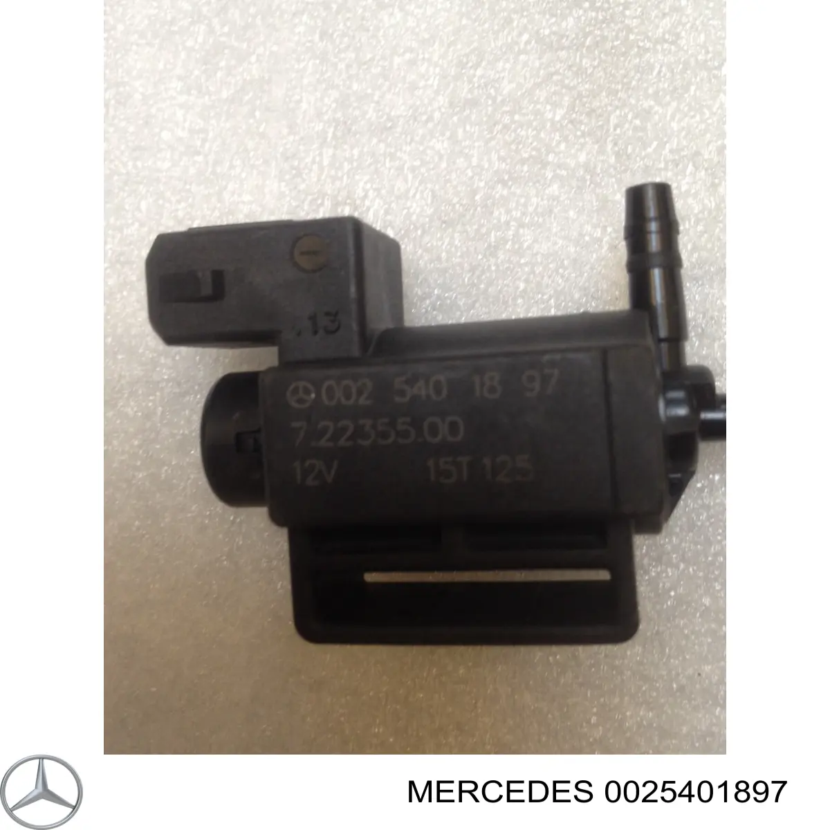 0025401897 Mercedes Válvula conmutadora del regulador de mariposas del colector de admisión