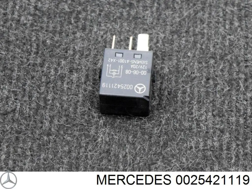 0025421119 Mercedes relé, ventilador de habitáculo