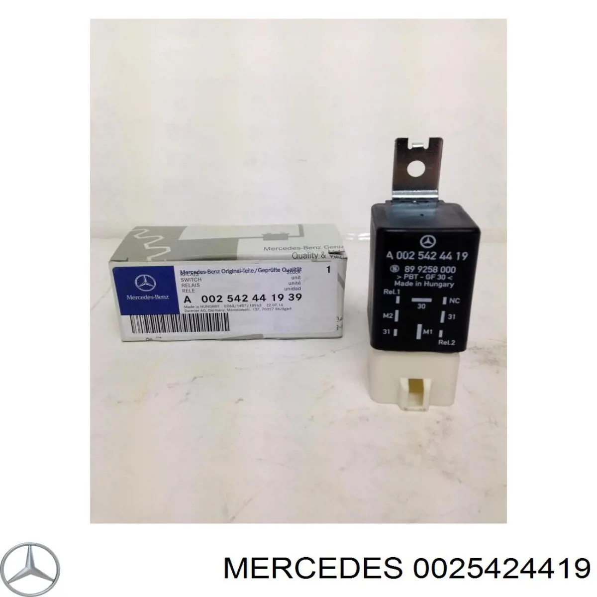 Rele ventilador habitaculo Mercedes 0025424419 precio, desde 82,88 EUR