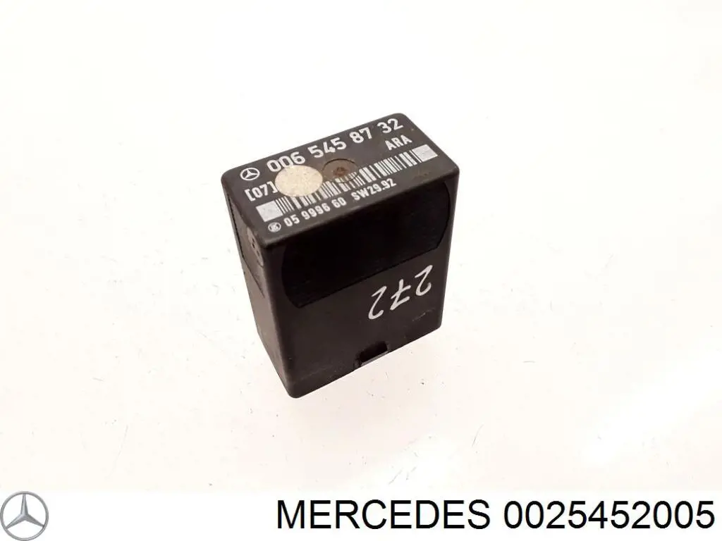 Comprar 0025452005 Mercedes Relé de bomba eléctrica de combustible