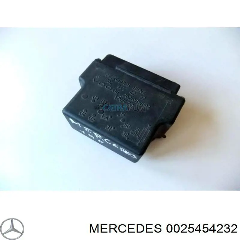 0025454332 Mercedes relé de bujía de precalentamiento