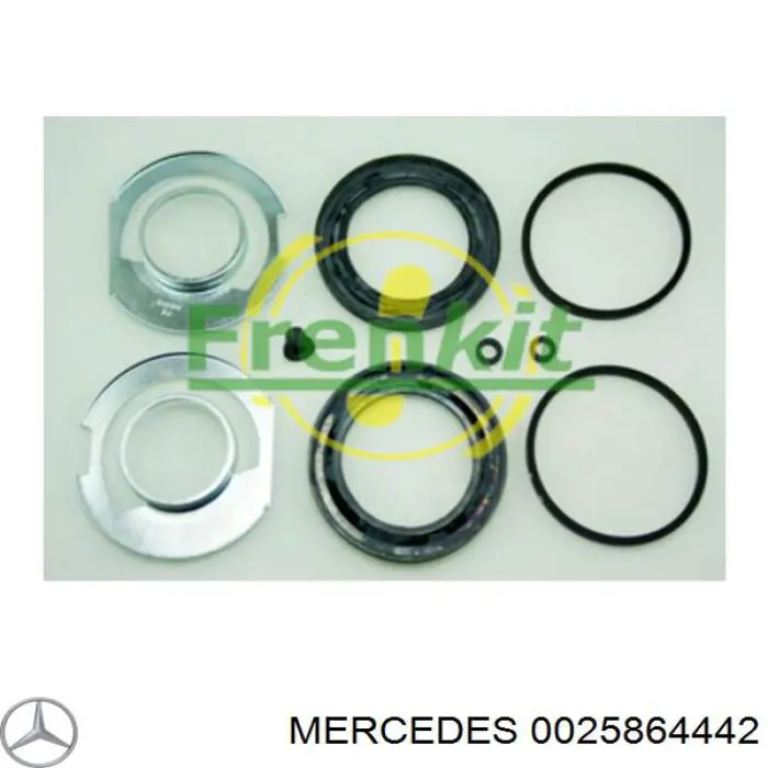 0025864442 Mercedes juego de reparación, pinza de freno delantero