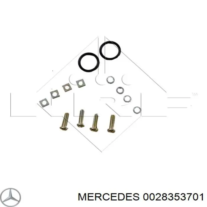 0028353701 Mercedes Radiador interior