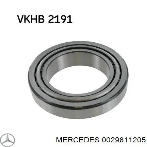Comprar 0029811205 Mercedes Cojinete interno del cubo de rueda delantera