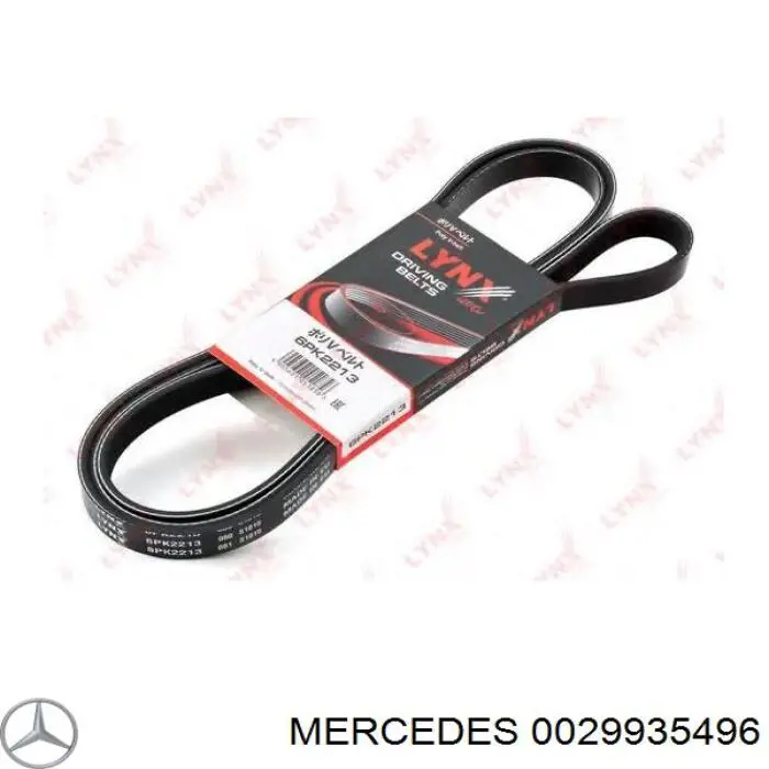 0029935496 Mercedes correa trapezoidal