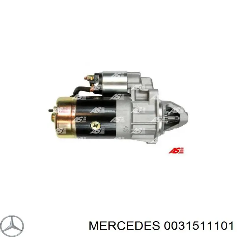 0031511101 Mercedes motor de arranque