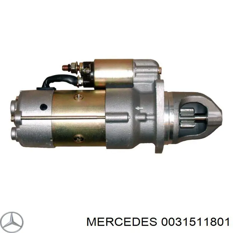 0031511801 Mercedes motor de arranque