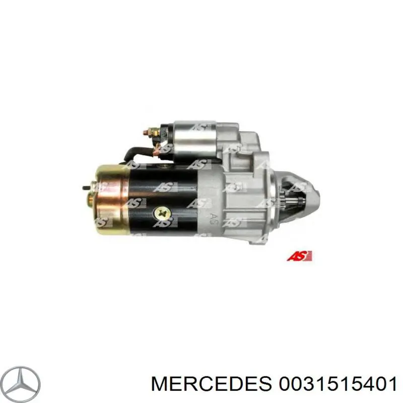 0031515401 Mercedes motor de arranque